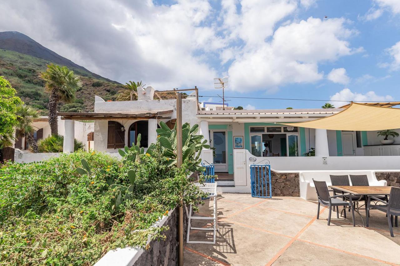 Villa Mareblu Luxury Holiday Apartment Direttamente Sul Mare Stromboli Exterior foto